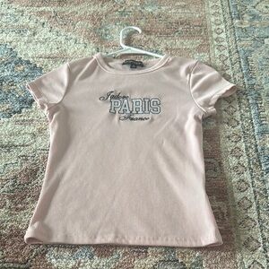 Pink Paris Graphic Tee